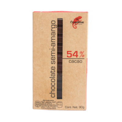 Tableta Chocolate semiamargo 54% de cacao