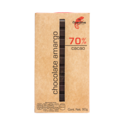 Tableta Chocolate amargo 70% de cacao