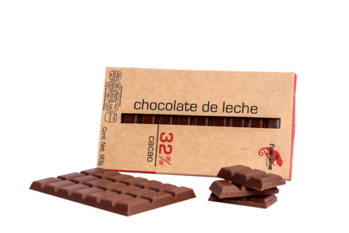 Barra de Chocolate de Leche 32% de Cacao, Tienda de Chocolates México, Le Caméléon