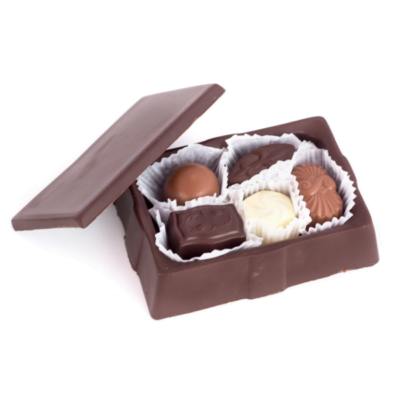 Cofre básico de chocolates rellenos