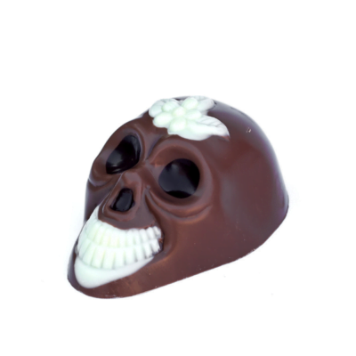 Calaverita de chocolate rellena de amaranto