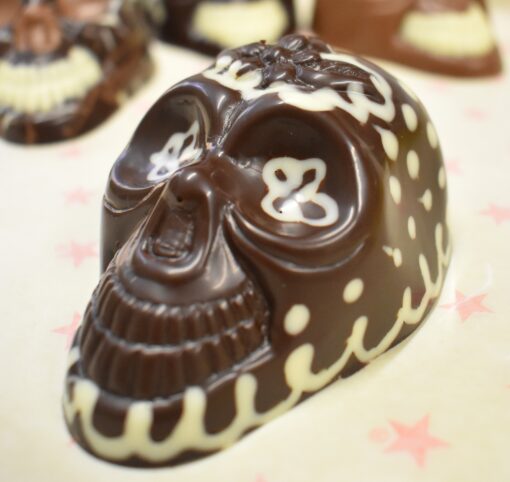 Calaverita de chocolate rellena de amaranto - Imagen 2