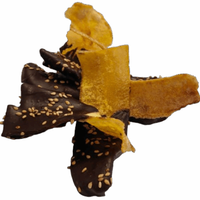 Plátanos con chocolate de mole